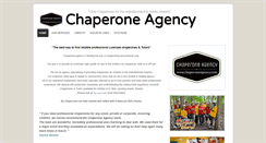 Desktop Screenshot of chaperoneagency.com