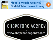Tablet Screenshot of chaperoneagency.com